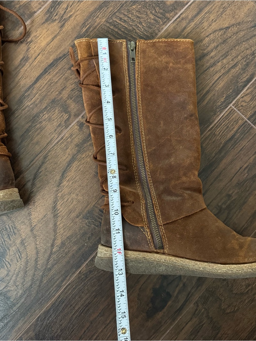 Born Sable Boots Size 7.5 Glazed Ginger Distressed (Brown) - Picture 5 of 13